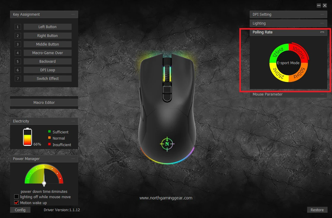 North Game Over Gaming Mouse Yazılım ve Makro Ayarları