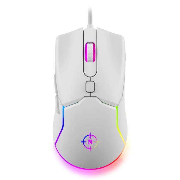 NORTH AIR WHITE RGB PROGRAMMABLE GAMING MOUSE